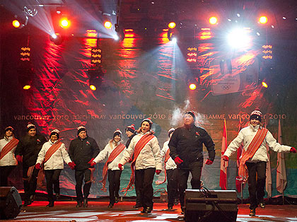 Norman Chief Memorial Dancers - Olympic Torch Relay 2010